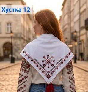 Заготовка для вишивки Хустка жіноча 12 ТМ "Магія Візерунку"