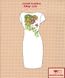 Заготовка для вишиванки Плаття жіноче короткий рукав ПЖкр-158 ТМ "Квітуча країна"