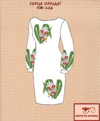 Заготовка для вишиванки Плаття жіноче ПЖ-126 ТМ "Квітуча країна"
