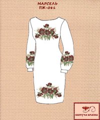 Заготовка для вышиванки Платье женское ПЖ-081 ТМ "Квітуча країна"