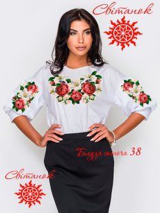 Заготовка для вишиванки блуза жіноча БЖ-38 ТМ "Світанок"
