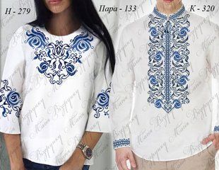 Заготовка для вишиванки Пара -133 ТМ "Магія візерунку"