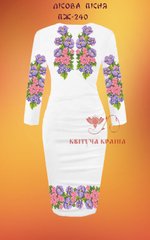 Заготовка для вишиванки Плаття жіноче ПЖ-240 ТМ "Квітуча країна"