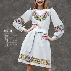 Заготовка для вишиванки Сукня жіноча ПЖ-024 ТМ "Кольорова"