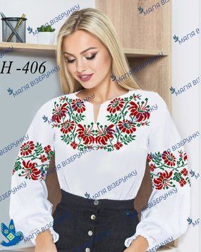 Заготовка для вишиванки Сорочка жіноча Н-406 ТМ "Магія візерунку"
