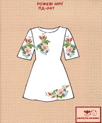 Заготовка для вишиванки Плаття дитяче ПД-047 ТМ "Квітуча країна"