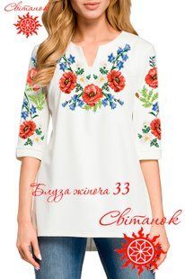 Заготовка для вишиванки блуза жіноча БЖ-33 ТМ "Світанок"