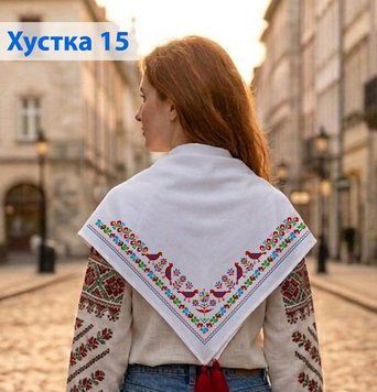 Заготовка для вишивки Хустка жіноча 15 ТМ "Магія Візерунку"