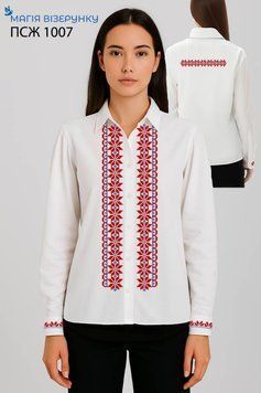 Заготовка для вишиванки Сорочка жіноча Чернігівщина пошита з рукавами ПСЖ 1007 "ТМ Магія візерунку"