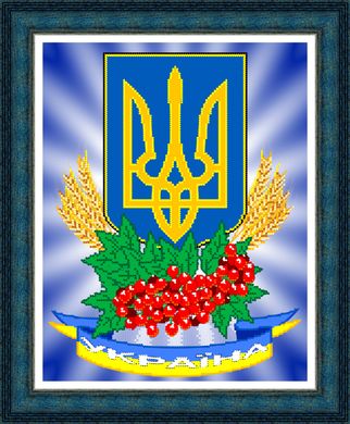Схема для вышивки бисером Символы Украины ФР-001 (габардин)