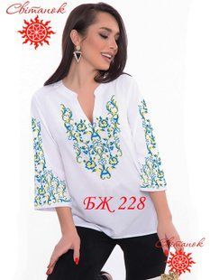 Заготовка для вишиванки блуза жіноча БЖ-228 ТМ "Світанок"