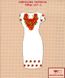 Заготовка для вишиванки Плаття жіноче короткий рукав ПЖкр-167-1 ТМ "Квітуча країна"