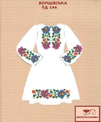Заготовка для вишиванки Плаття дитяче ПД-186 ТМ "Квітуча країна"
